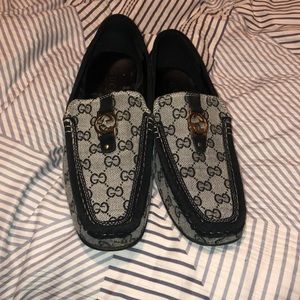 Gucci monogram loafers